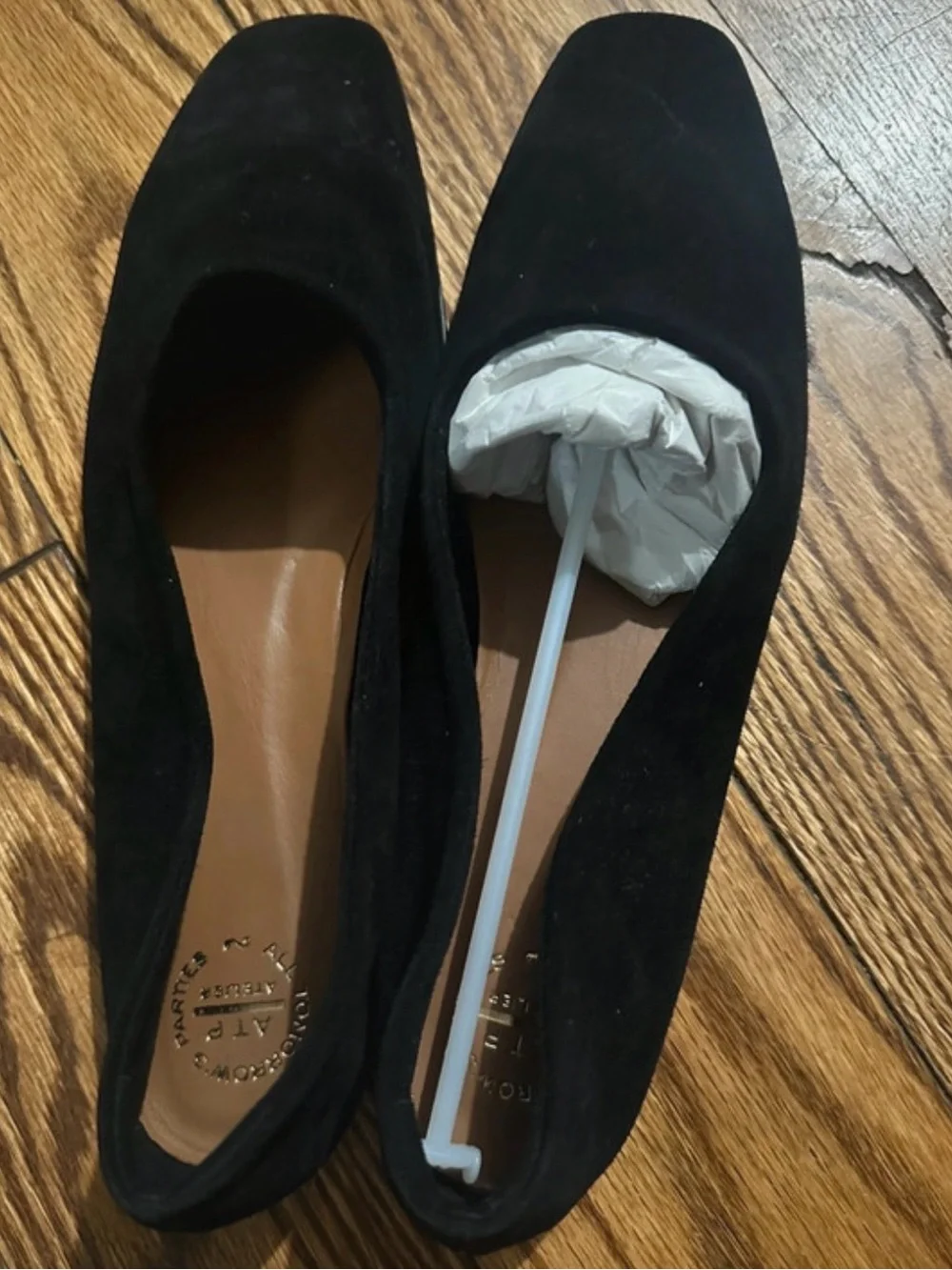 ATP Black Suede Women's Flats